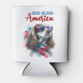 Patriottische Hond-Spaniel Blikjeskoeler (Voorkant)