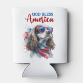 Patriottische Hond-Spaniel Blikjeskoeler (Achterkant)