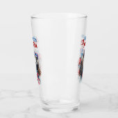 Patriottische Hond-Spaniel Glas (Links)