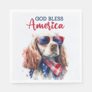 Patriottische Hond-Spaniel Servet