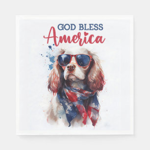 Patriottische Hond-Spaniel Servet