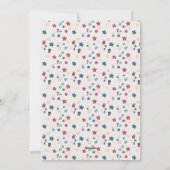 Patriottische hond - Yorkie 4 juli Kaart (Achterkant)