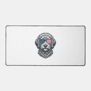 Patriottische Honden Zonnebril Vintage Bureaumat