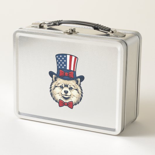 Patriottische hondenkop vintage graveerwerk vector (Voorkant)