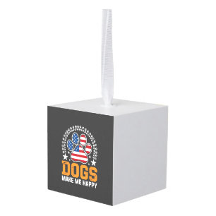 Patriottische hondenpootafdruk Vector Decoratie