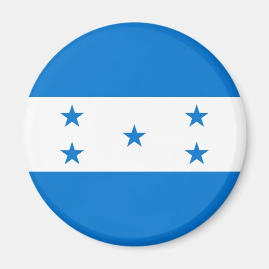Patriottische Hondurese vlag Magneet (Voorkant)