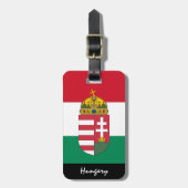 Patriottische Hongaarse Bagagelabels, Hongaarse vl Bagagelabel (Voorkant verticaal)