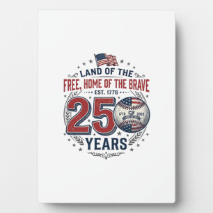 Patriottische honkbal 250 jaar vintage shirt ontwe fotoplaat