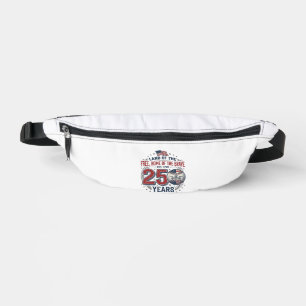 Patriottische honkbal 250 jaar vintage shirt ontwe heuptasje