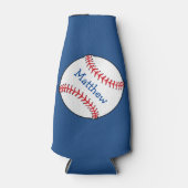 Patriottische honkbal fles koeler (Voorkant)
