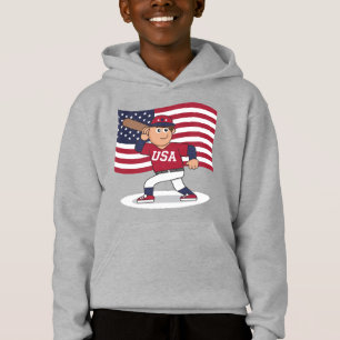 patriottische honkbalspeler
