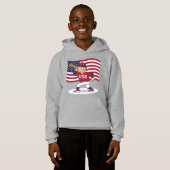patriottische honkbalspeler (Voorkant volledig)