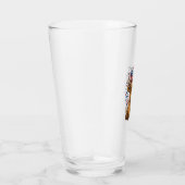Patriottische Hoogland Koe Boog Vector Ontwerp (2) Glas (Rechts)