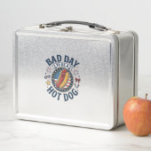Patriottische Hotdog Slecht Dag Grappige 4 juli T- (In situ)