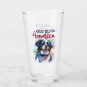 Patriottische Hound-Bernese Glas (Voorkant)