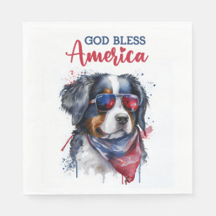 Patriottische Hound-Bernese Servet