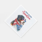 Patriottische Hound-Bernese Servet (Hoek)