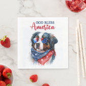 Patriottische Hound-Bernese Servet (Insitu)