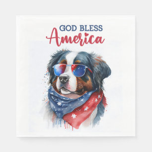 Patriottische Hound-Bernese Servet