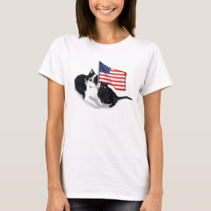 Patriottische huisdieren t-shirt