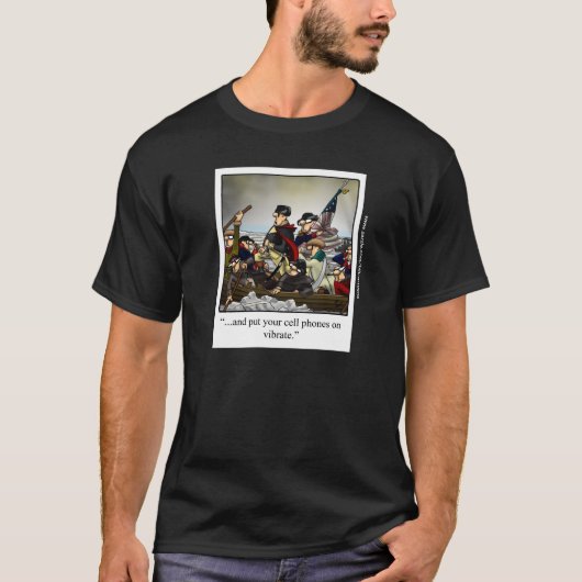 Patriottische Humoristische Cartoon T-shirt (Voorkant)