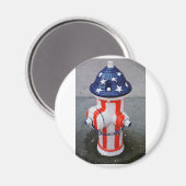 Patriottische hydrant magneet (Voorkant / Achterkant)