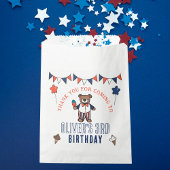 Patriottische Ice Cream Beer Boys Verjaardag Bedankzakje