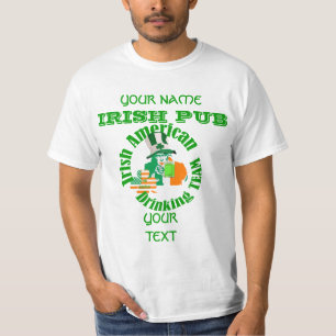 Patriottische Iers-Amerikaanse St. Patrick's day T-shirt