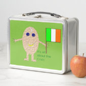 Patriottische Ierse Eier Metaal Lunchbox (In situ)