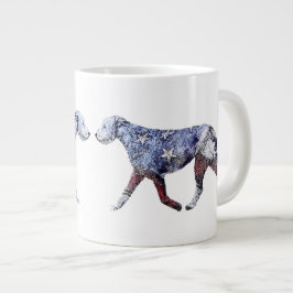 Patriottische Ierse Wolfshond Grote Koffiekop