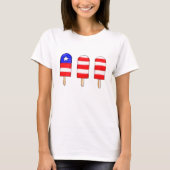 Patriottische ijslolly t-shirt (Voorkant)