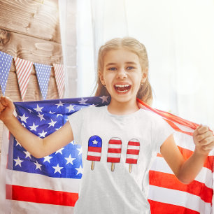 Patriottische ijslolly t-shirt
