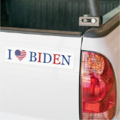Patriottische Ik Hart Liefde Joe Biden Vlag Bumpersticker (Op Truck)