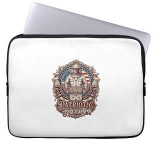Patriottische Imker Vector Graphic T-shirt Laptop Sleeve