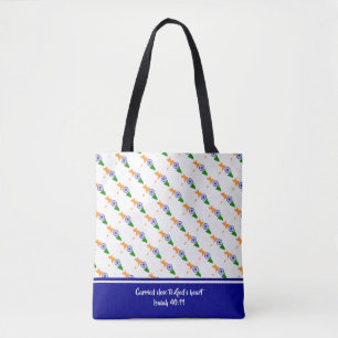 Patriottische INDIASE VLAG Schrift Tote Bag