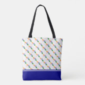 Patriottische INDIASE VLAG Schrift Tote Bag (Achterkant)
