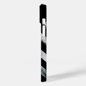 Patriottische industriële Amerikaanse vlag Case-Mate iPhone Case (Achterkant / Links)