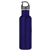 Patriottische industriële Amerikaanse vlag Waterfles (Achterkant)