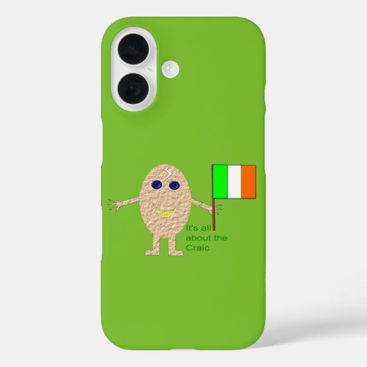 Patriottische Irish Egg iPhone Case (Achterkant)