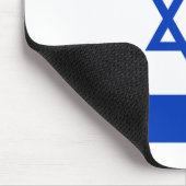 Patriottische Israëlische vlag Muismat (Hoek)