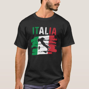Patriottische Italiaanse rots: Traveler Europe — k T-shirt
