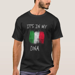 Patriottische Italiaanse vlag Het staat in mijn DN T-shirt