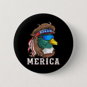 Patriottische jacht op wilde eenden Amerikaanse wa Ronde Button 5,7 Cm