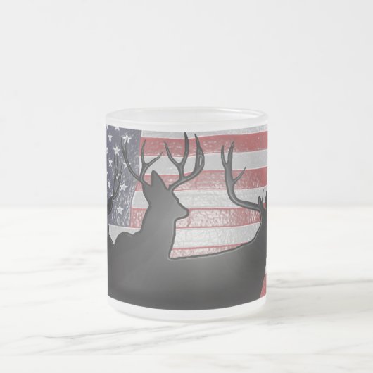 Patriottische jager matglas koffiemok (Center)