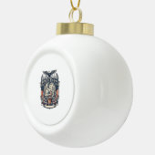 Patriottische Jam Maker Keramische Bal Ornament (Rechts)