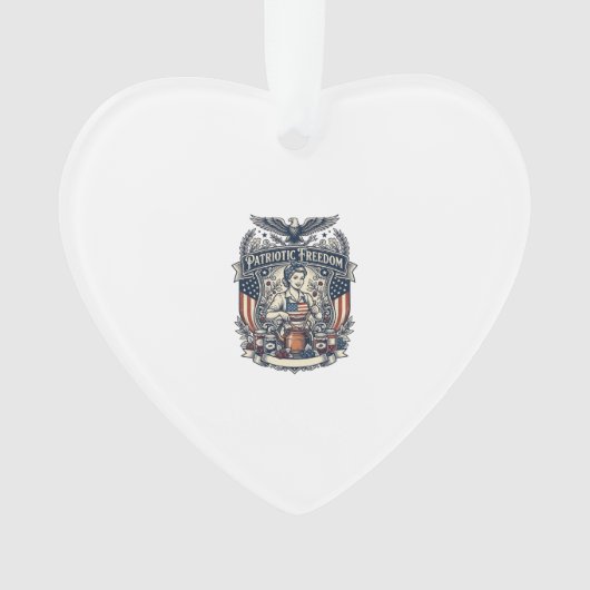 Patriottische Jam Maker Ornament (voorkant)