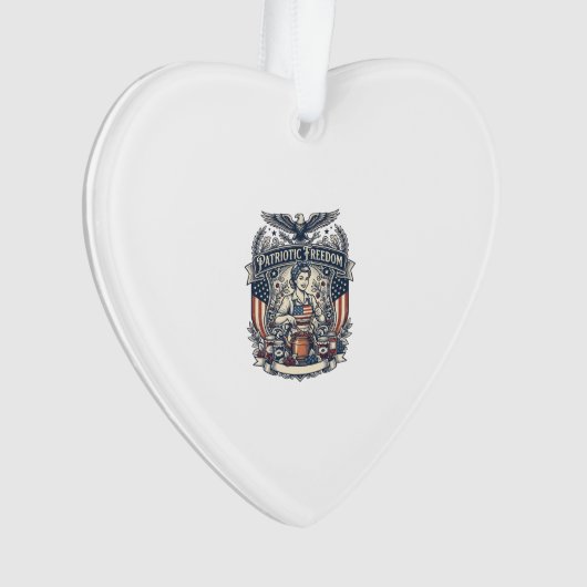 Patriottische Jam Maker Ornament (voorkant)