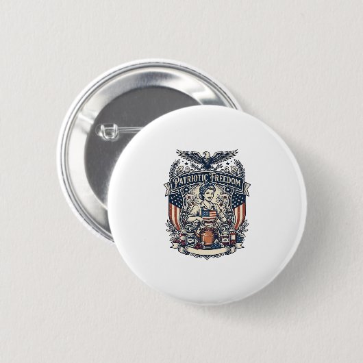 Patriottische Jam Maker Ronde Button 5,7 Cm (Voorkant /achterkant)