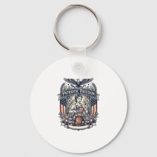 Patriottische Jam Maker Sleutelhanger (Voorkant)