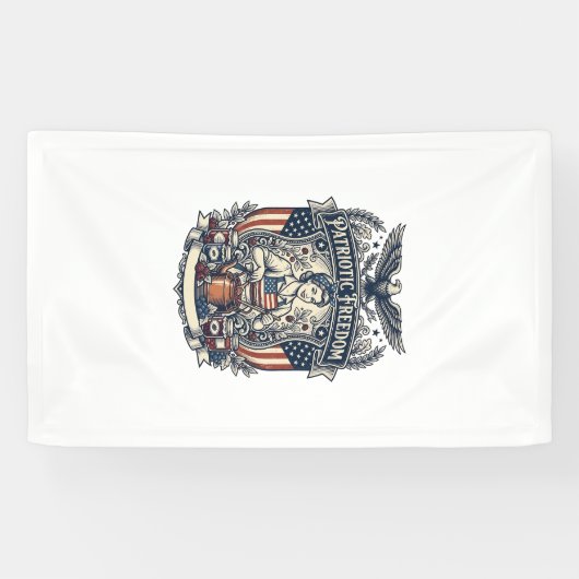 Patriottische Jam Maker Spandoek (Horizontaal)